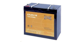 Baterie - CTM CTL 55-12 (12V/55Ah - M6), životnost 10-12let