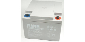 Baterie - Fiamm 12 FGL27 (12V/27Ah - M5), životnost 10let