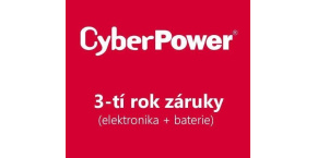 CyberPower 3. rok záruky pro BU650E-FR, UT650EG-FR, UT650EG