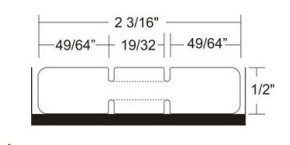 Zebra ZipShip 8000D Jewelry, label roll, synthetic, 56x13mm