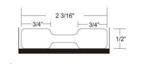 Zebra ZipShip 8000D Jewelry, label roll, synthetic, 56x13mm