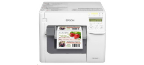 Epson ColorWorks C3500, cutter, disp., USB, Ethernet, NiceLabel, white