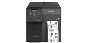 Epson ColorWorks C7500G, cutter, disp., USB, Ethernet, black