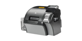 Zebra ZXP Series 9, dual sided, 12 dots/mm (300 dpi), USB, Ethernet, MSR, smart, RFID