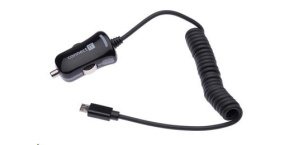 CONNECT IT USB nabíječka do auta s microUSB kabelem (5V/2,1A)