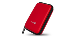 CONNECT IT HardShellProtect pevné skořepinové ochranné pouzdro na 2,5" HDD, červená