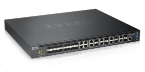 Zyxel XS3800-28 28-port 10GbE L2+ Managed Switch, MultiGig, 16x 10GbE SFP+, 4x 10GbE RJ45, 8x 10G RJ45/SFP+ combo