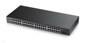 Zyxel GS1900-48 50-port Gigabit Web Smart switch, 48x gigabit RJ45, 2x SFP v2