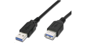 PremiumCord Prodlužovací kabel USB 3.0 Super-speed 5Gbps A-A, MF, 9pin, 1m