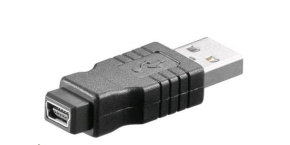 PREMIUMCORD Redukce USB 2.0 A - MINI-B 5 PIN (M/F)