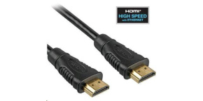 PREMIUMCORD Kabel HDMI 2m High Speed + Ethernet (v1.4), zlacené konektory