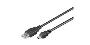 PREMIUMCORD Kabel USB 2.0 A-Mini B (5pin) propojovací 3m