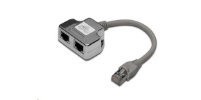 PREMIUMCORD RJ45 distributor (1 port ISDN + 1 port RJ45 10/100Base T)