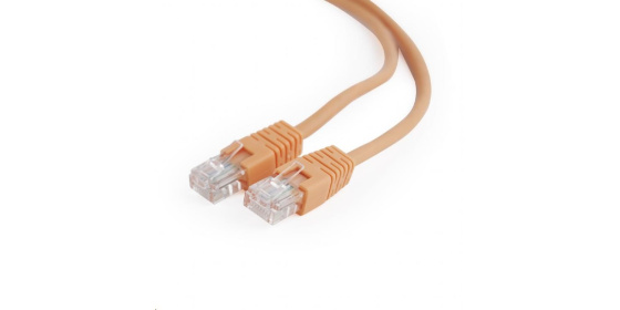 GEMBIRD kabel patchcord Cat5e UTP 0,25m, oranžový