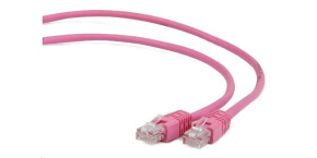 GEMBIRD kabel patchcord Cat5e UTP 2m, růžový