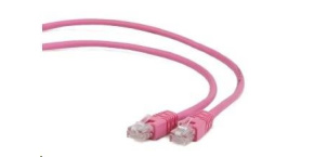 GEMBIRD kabel patchcord CAT6 stíněný FTP 0,25m, růžový