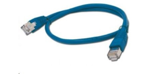 GEMBIRD kabel patchcord CAT6 stíněný FTP 1m, modrý