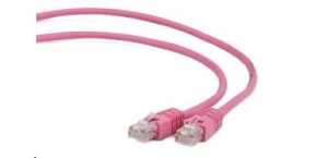 GEMBIRD kabel patchcord CAT6 stíněný FTP 1m, růžový