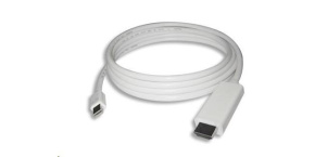 PREMIUMCORD Kabel Mini DisplayPort - HDMI 1m, bílý