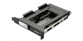 AKASA HDD box Lokstor M23, 2.5" SATA HDD/SSD do interní PCI pozice, černá