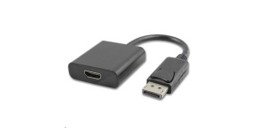 PREMIUMCORD Adaptér DisplayPort - HDMI, podpora 3D, 4K*2K@60Hz, 20cm