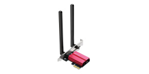 MERCUSYS MA86XE WiFi6E PCIe adapter (AXE5400,2,4GHz/5GHz/6GHz,Bluetooth5.3)