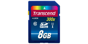 TRANSCEND SDHC karta 8GB Premium, Class 10 UHS-I, 300X