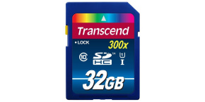 TRANSCEND SDHC karta 32GB Premium, Class 10 UHS-I, 300X