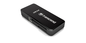 TRANSCEND Card Reader F5, USB 3.0, Black