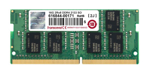 TRANSCEND SODIMM DDR4 16GB 2133MHz 2Rx8 CL15 Retail