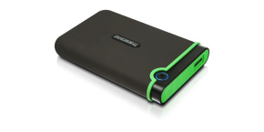 TRANSCEND externí HDD USB 3.0 StoreJet 25M3S, 2TB, Black (SATA, Rubber Case, Anti-Shock)