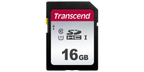 TRANSCEND SDHC karta 16GB 300S, UHS-I U1 (R:95/W:45 MB/s)