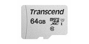 TRANSCEND MicroSDXC karta 64GB 300S, UHS-I U1, bez adaptéru