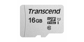 TRANSCEND MicroSDHC karta 16GB 300S, UHS-I U1 + adaptér