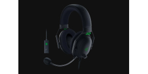 RAZER sluchátka s mikrofonem BlackShark V2, Wired Esports Headset + USB Mic Enhancer