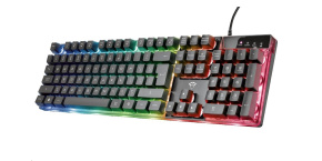 TRUST herní klávesnice GXT 835 Azor Illuminated Gaming Keyboard