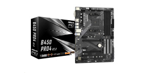 ASRock MB Sc AM4 B450 PRO4 R2.0, AMD B450, 4xDDR4, 1xDP, 1xHDMI, VGA