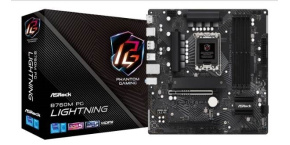 ASRock MB Sc LGA1700 B760M PG LIGHTNING, Intel B760, 4xDDR5, 1xDP, 1xHDMI, mATX