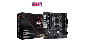 ASRock MB Sc AM5 B650M PG LIGHTNING, AMD B650, 4xDDR5, 1xDP, 1xHDMI, mATX