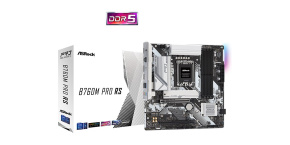 ASRock MB Sc LGA1700 B760M PRO RS, Intel B760, 4xDDR5, 1xDP, 1xHDMI, mATX