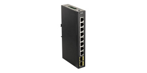 D-Link DIS-100G-10S Průmyslový Gigabit unmanaged switch, 8x GbE, 2x SFP, DIN