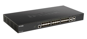 D-Link DXS-1210-28S Smart Managed 10G Switch 24x 10G SFP+ ports, 4x 10GBase-T ports