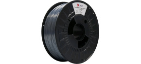 C-TECH Tisková struna (filament) PREMIUM LINE, Silk PLA, čedičová šedá, RAL7012, 1,75mm, 1kg