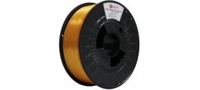 C-TECH Tisková struna (filament) PREMIUM LINE, Silk PLA, dopravní žlutá, RAL1023, 1,75mm, 1kg