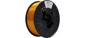 C-TECH Tisková struna (filament) PREMIUM LINE, Silk PLA, žlutooranžová, RAL2000, 1,75mm, 1kg