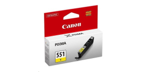 Canon CARTRIDGE CLI-551Y žlutá pro Pixma iP, Pixma iX, Pixma MG a Pixma MX 6850, 725x, 925, 8750 (300 str.)