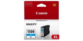 Canon CARTRIDGE PGI-1500XL C azurová pro Maxify MB2050, MB2150, MB2350, MB2750 a MB2755 (1020 str.)