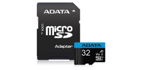 ADATA MicroSDHC karta 32GB UHS-I Class 10, A1 + SD adaptér, Premier