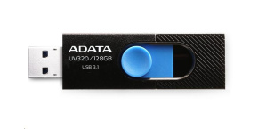 ADATA Flash Disk 128GB UV320, USB 3.1 Dash Drive, černá/modrá