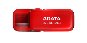 ADATA Flash Disk 32GB UV240, USB 2.0 Dash Drive, červená